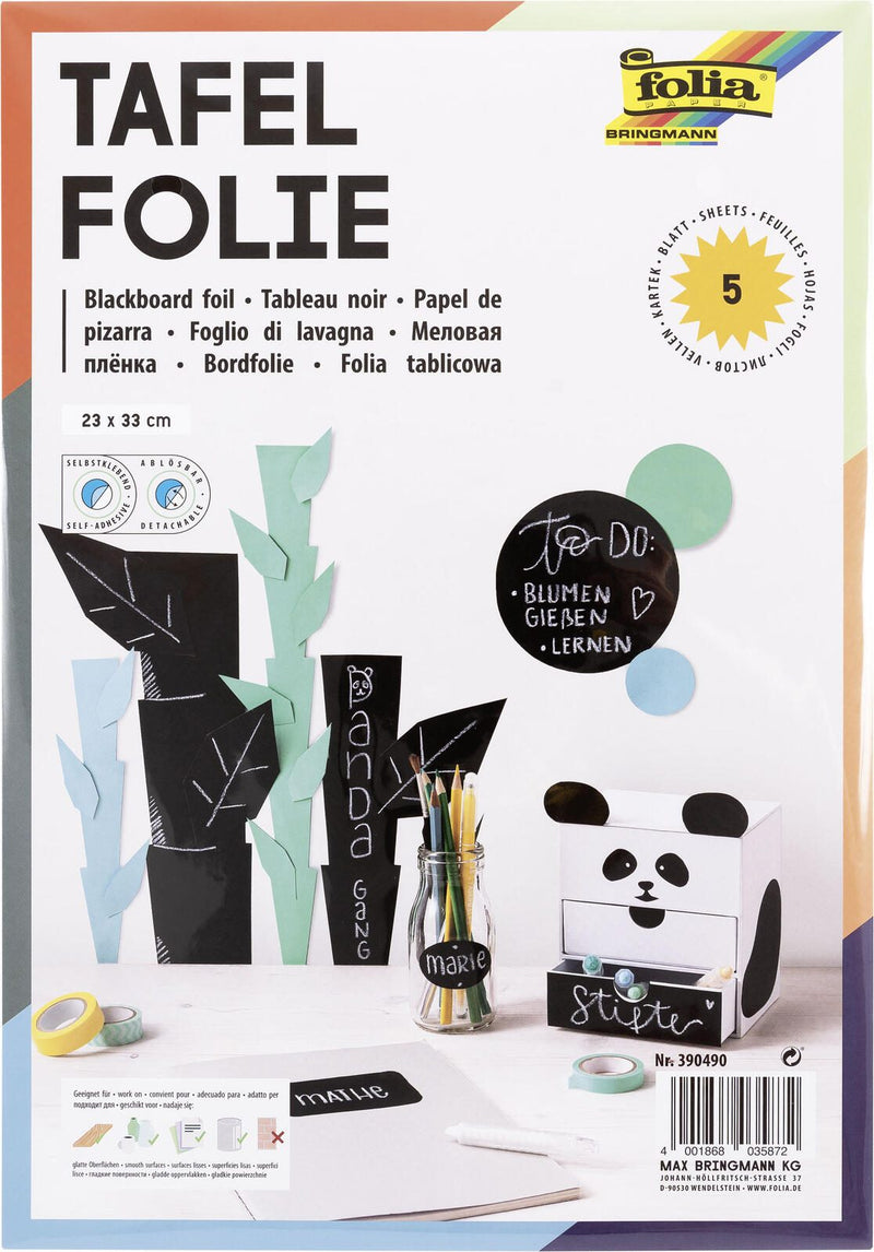 folia Tafelfolie selbstklebend 23,0 x 33,0 cm