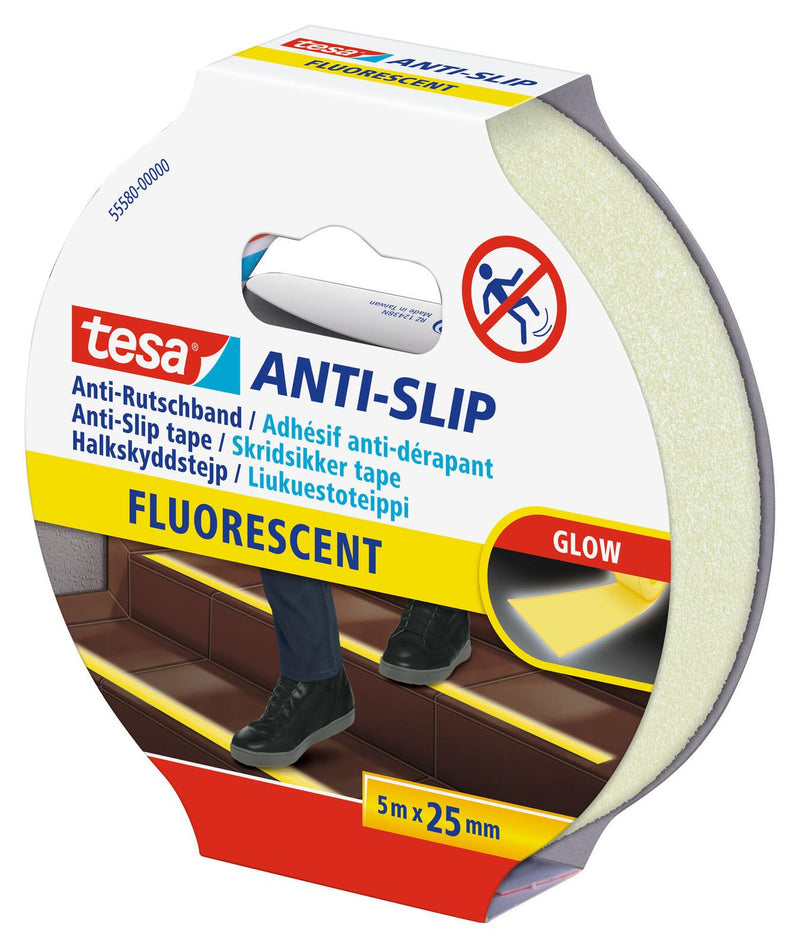 tesa Anti-Rutsch-Band 25 mm x 5 m natur