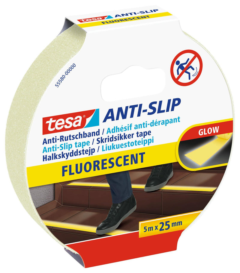 tesa Anti-Rutsch-Band 25 mm x 5 m natur