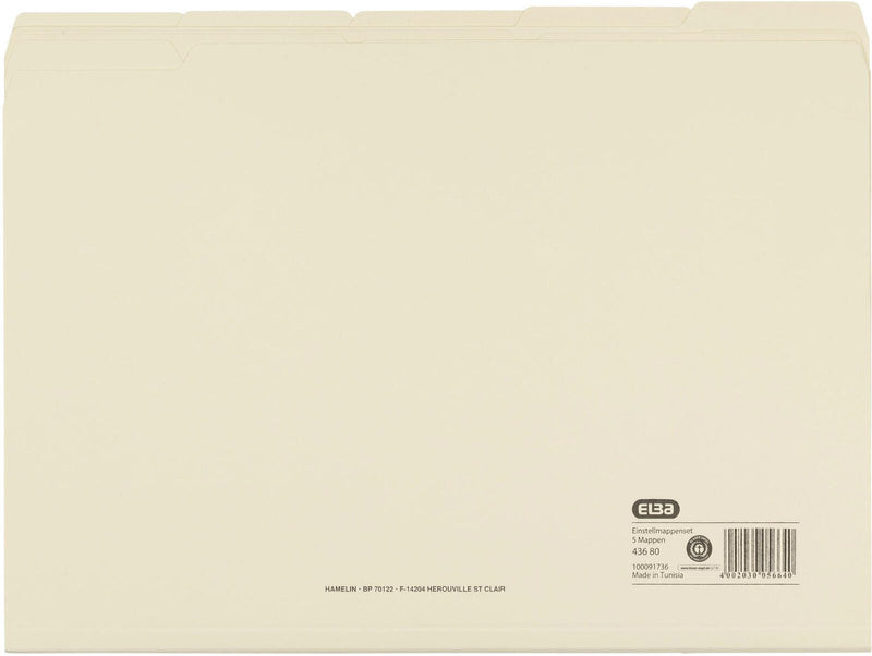 ELBA Einstellmappen DIN A4 chamois