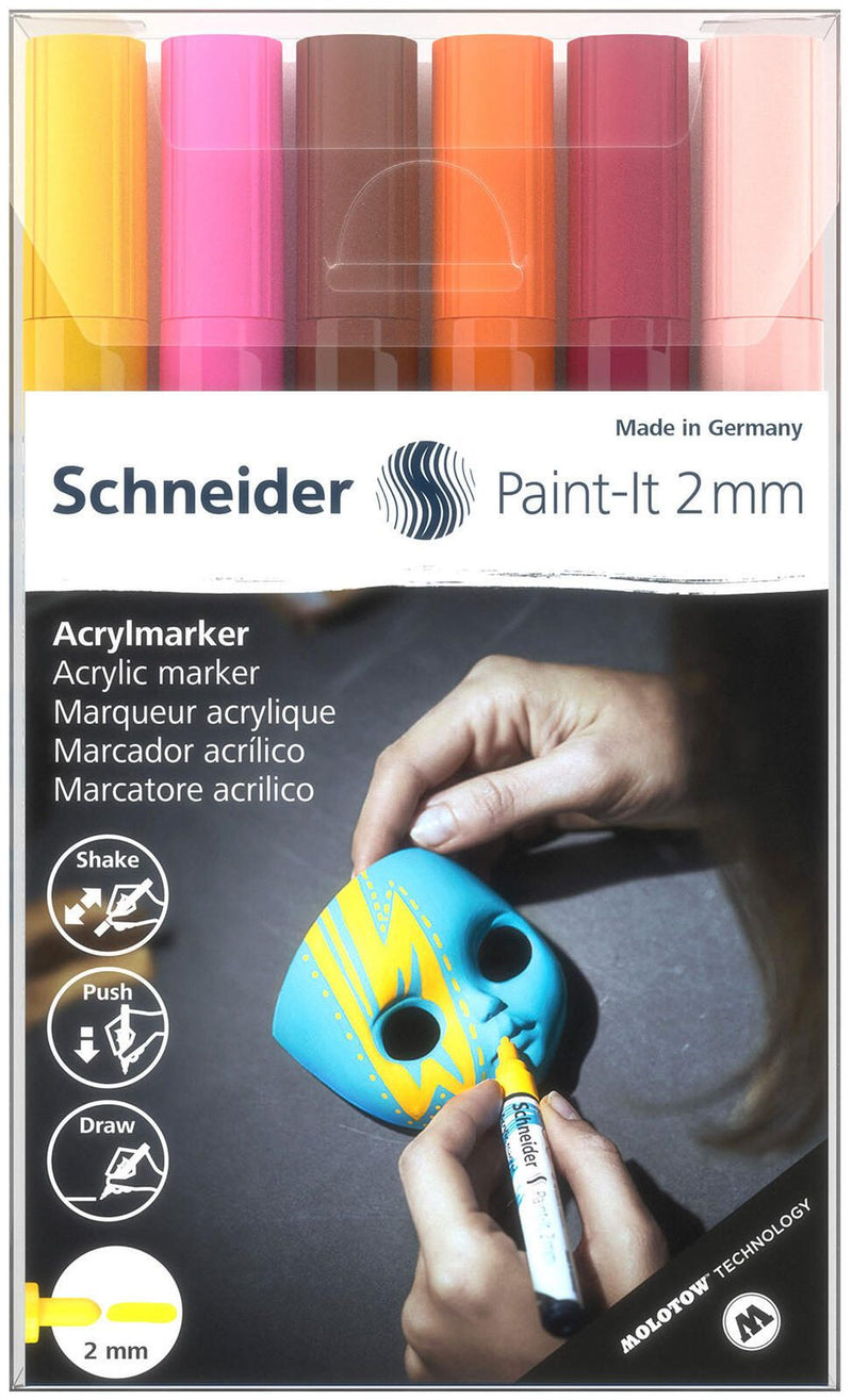 Schneider Paint-It V3 Acrylstifte 2.0 mm Mehrfarbig