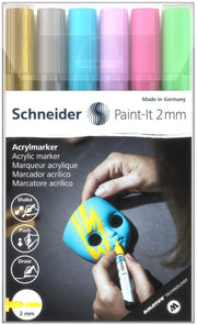 Schneider Paint-It V2 Acrylstifte 2.0 mm Mehrfarbig