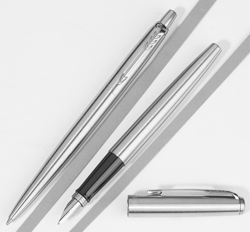 PARKER Schreibset DuoSet Jotter Edelstahl C.C. silber