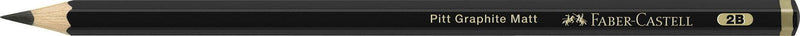FABER-CASTELL Graphitstifte Pitt Graphite Matt 2B-12B