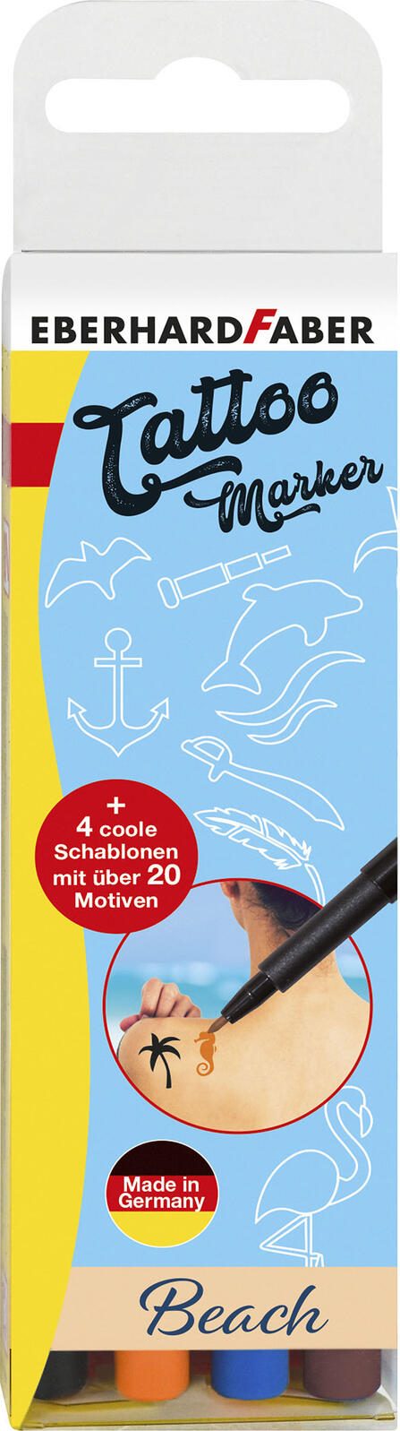 EBERHARD FABER Tattoostifte 1.0 - 5.0 mm Mehrfarbig