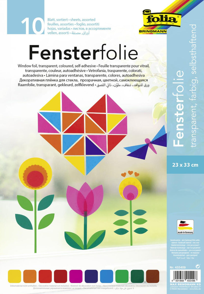 folia Fensterfolie mehrfarbig