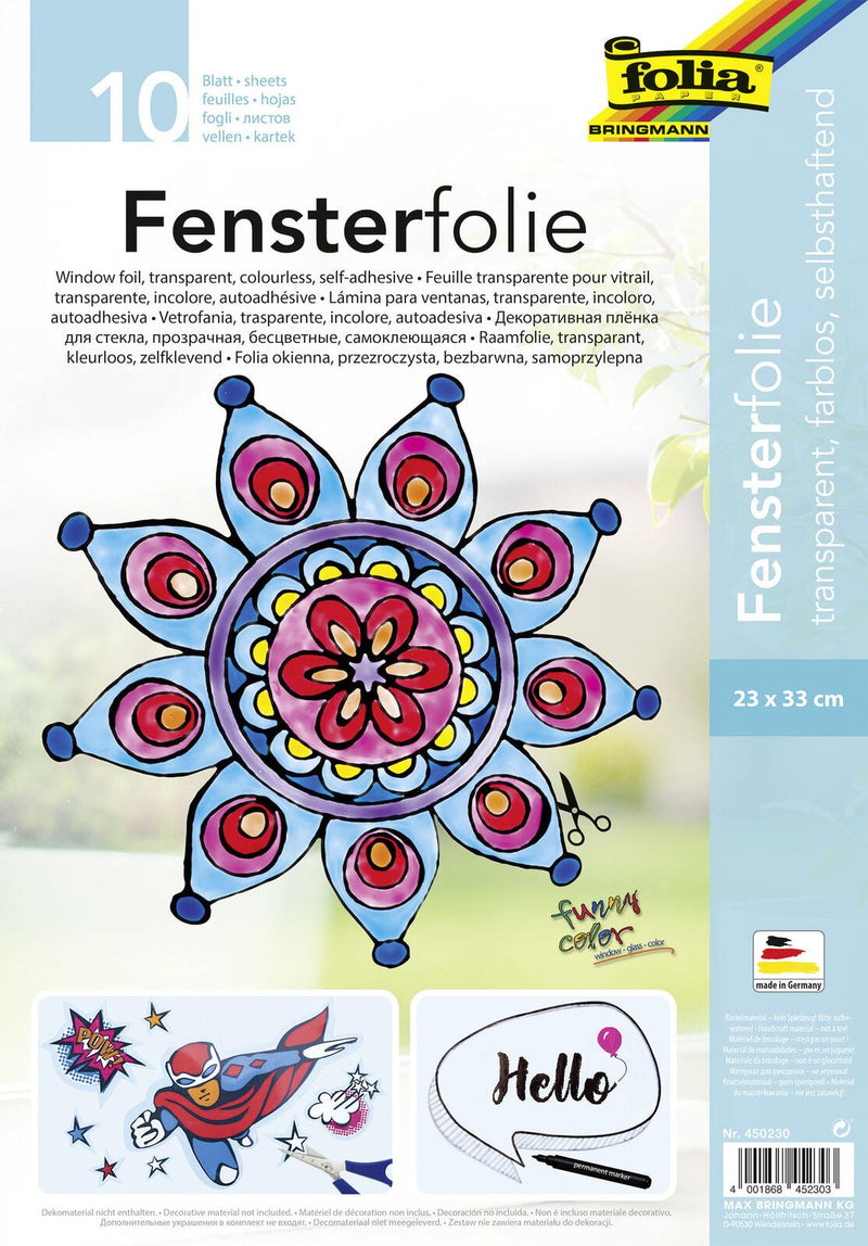 folia Fensterfolie transparent