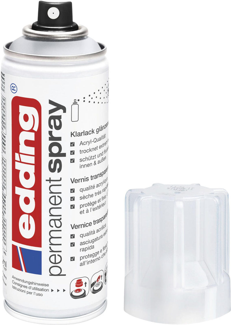 edding Sprühlack transparent glänzend
