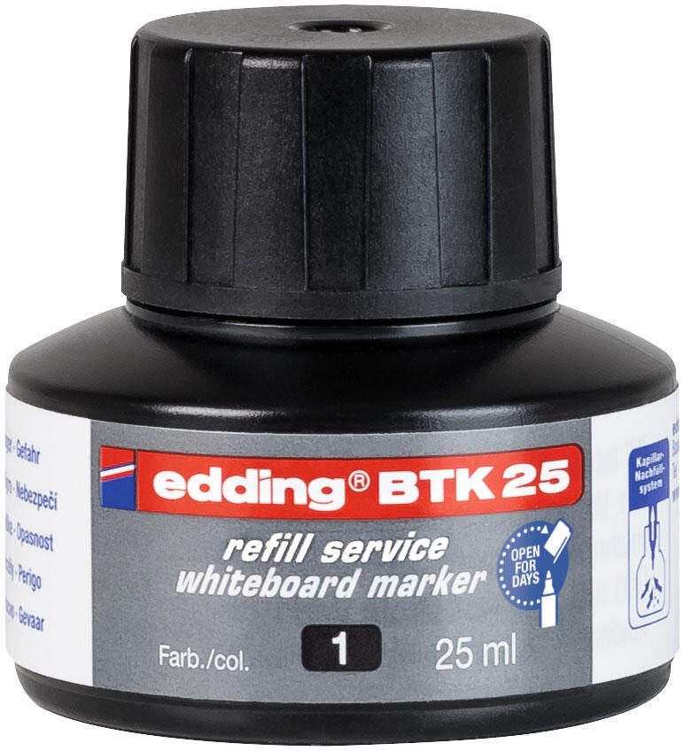 edding Nachfülltinte schwarz