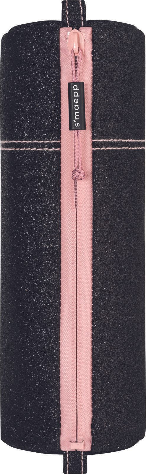 BRUNNEN Schlampermäppchen schwarz /pink