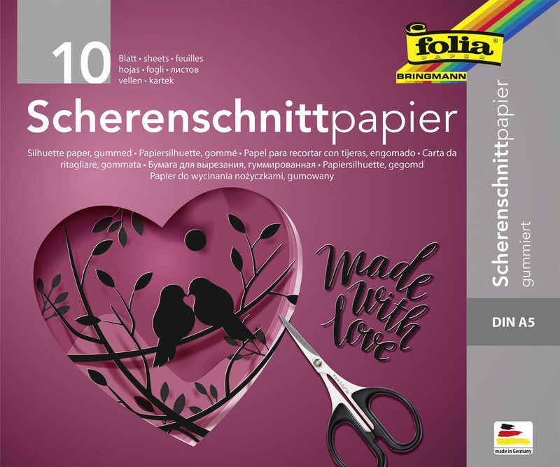 folia Scherenschnittpapier DIN A5 105 g/m²