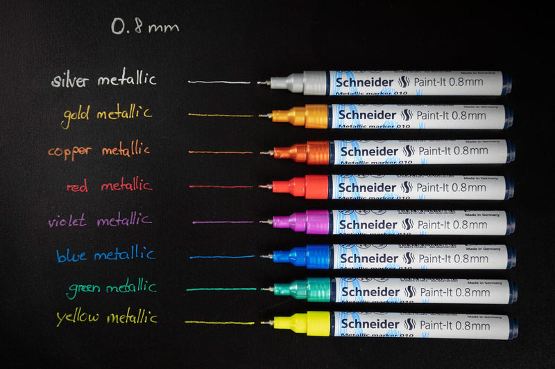 Schneider 010 Lackmarker 0.8 mm Mehrfarbig