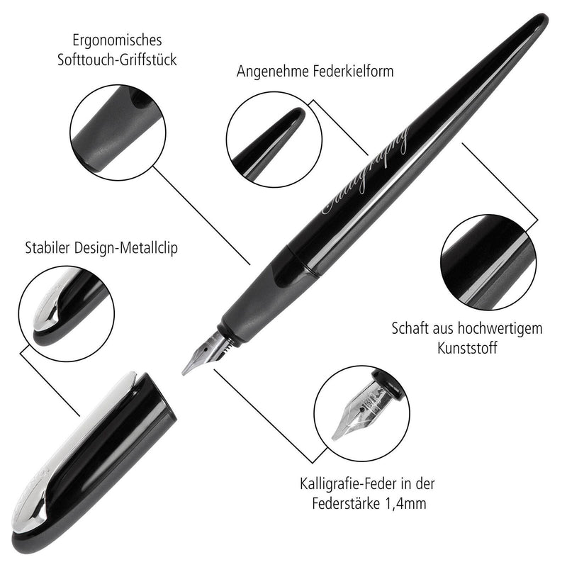ONLINE® Schreibset Black schwarz