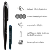 ONLINE® Schreibset Black schwarz