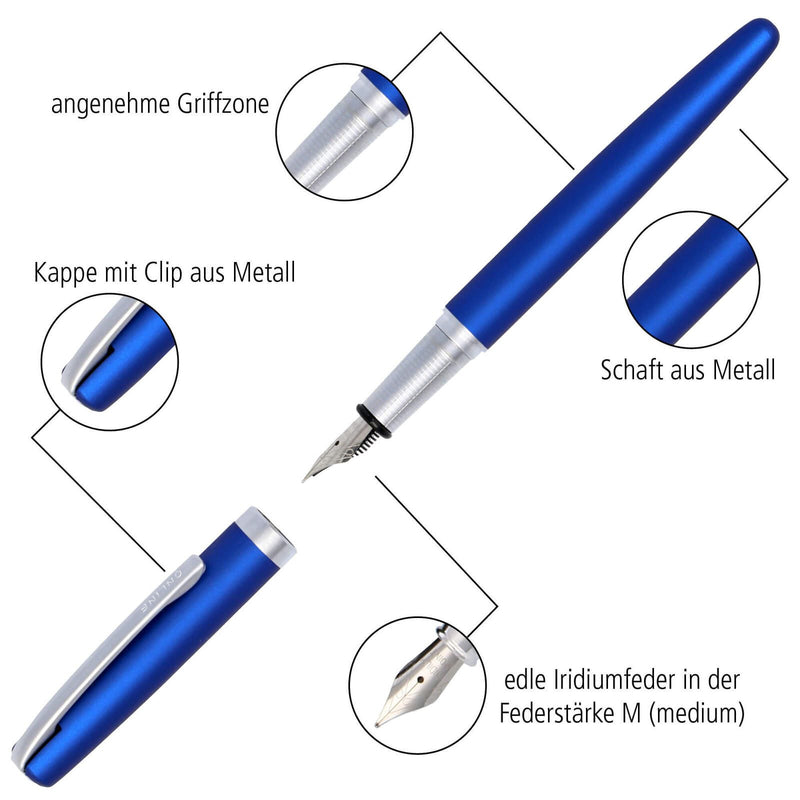 ONLINE® Schreibset Eleganza blau