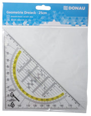 DONAU Geometrie-Dreieck mit Griff 25,0 cm