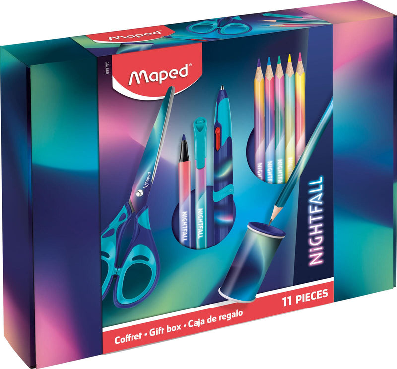 maped Schreibset NIGHTFALL bunt