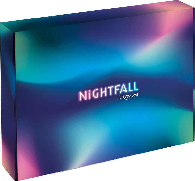 maped Schreibset NIGHTFALL bunt