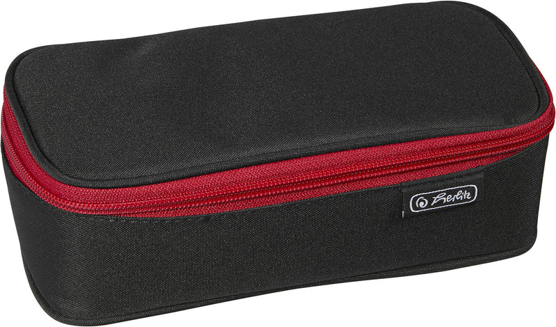herlitz Schlampermäppchen schwarz/rot