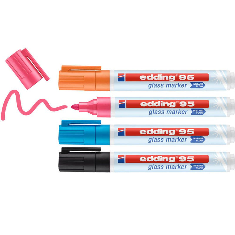 edding 95 Glasboardmarker 1.0 - 5.0 mm Mehrfarbig