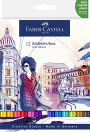 FABER-CASTELL Aquarellmarker-Set Mehrfarbig 0.7 mm