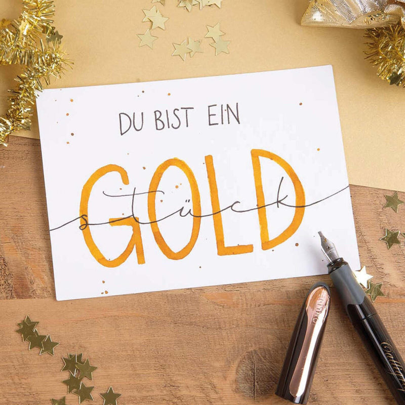 ONLINE® Tintenfass Golden Yellow