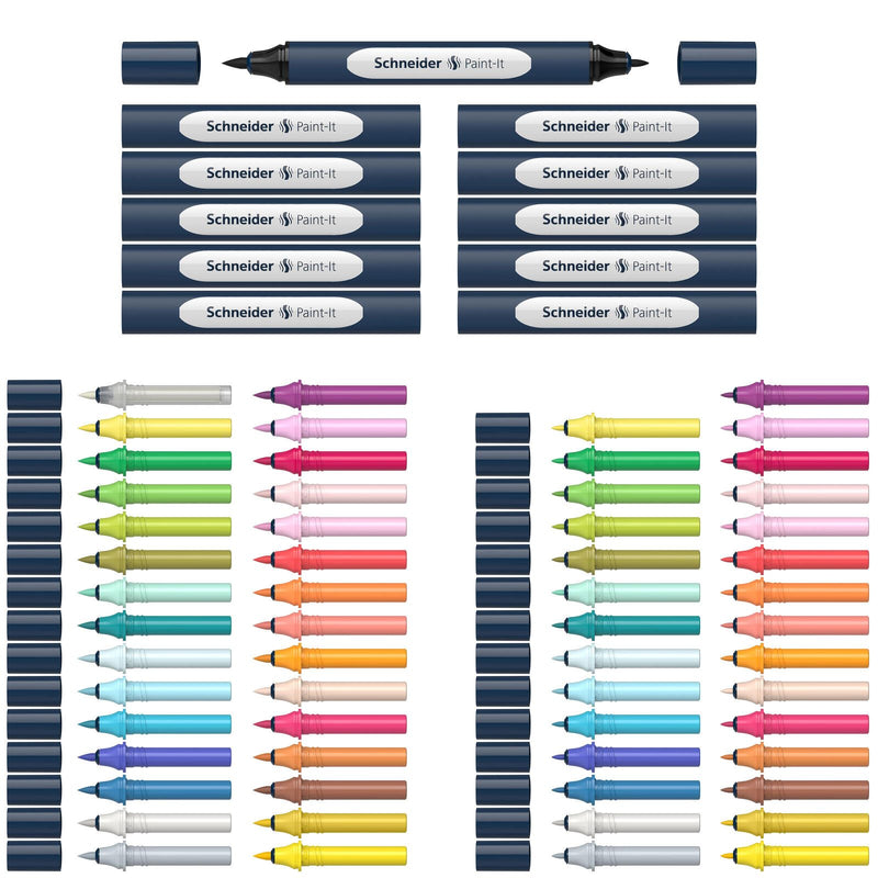 Schneider Brush-Pens Mehrfarbig 1.0 - 5.0 mm