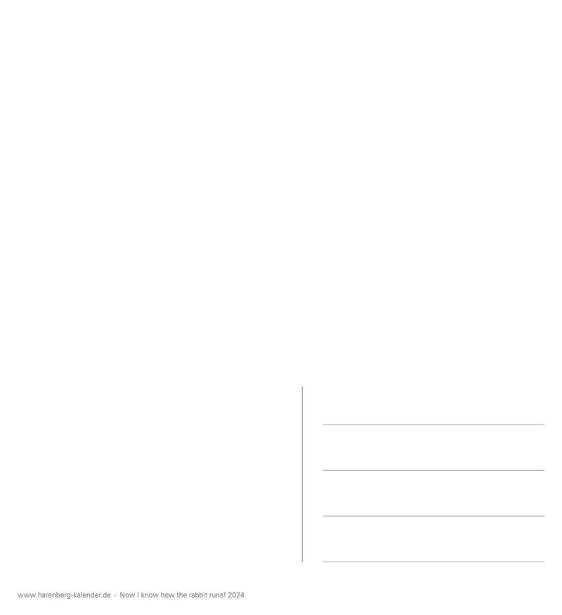 Harenberg Postkartenkalender Now I Know 2024