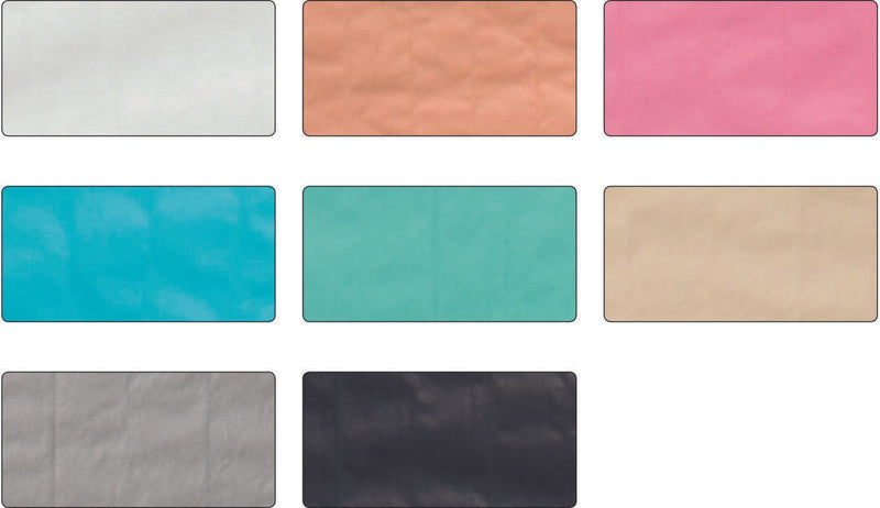 folia Wabenpapier weiß, ocker, rosa, hellblau, mint, beige, grau, schwarz