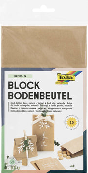 folia Faltenbeutel 12,0 x 21,0 cm braun
