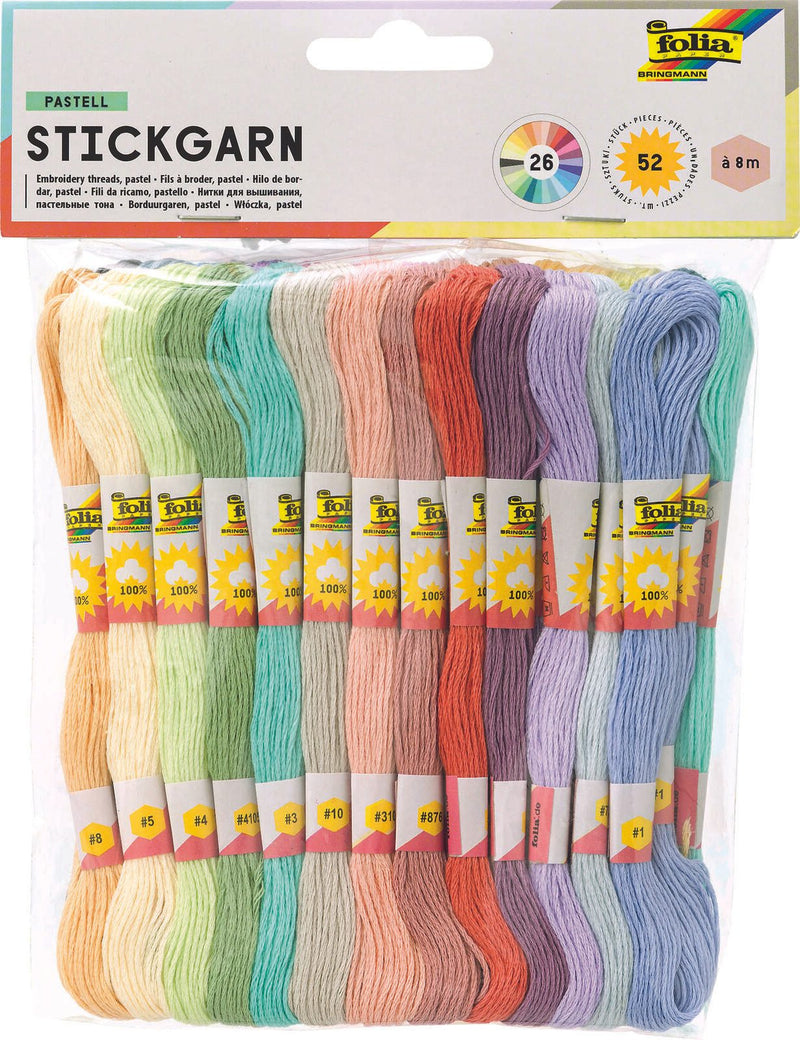 folia Garn 1 mm x 8 m pastellfarben