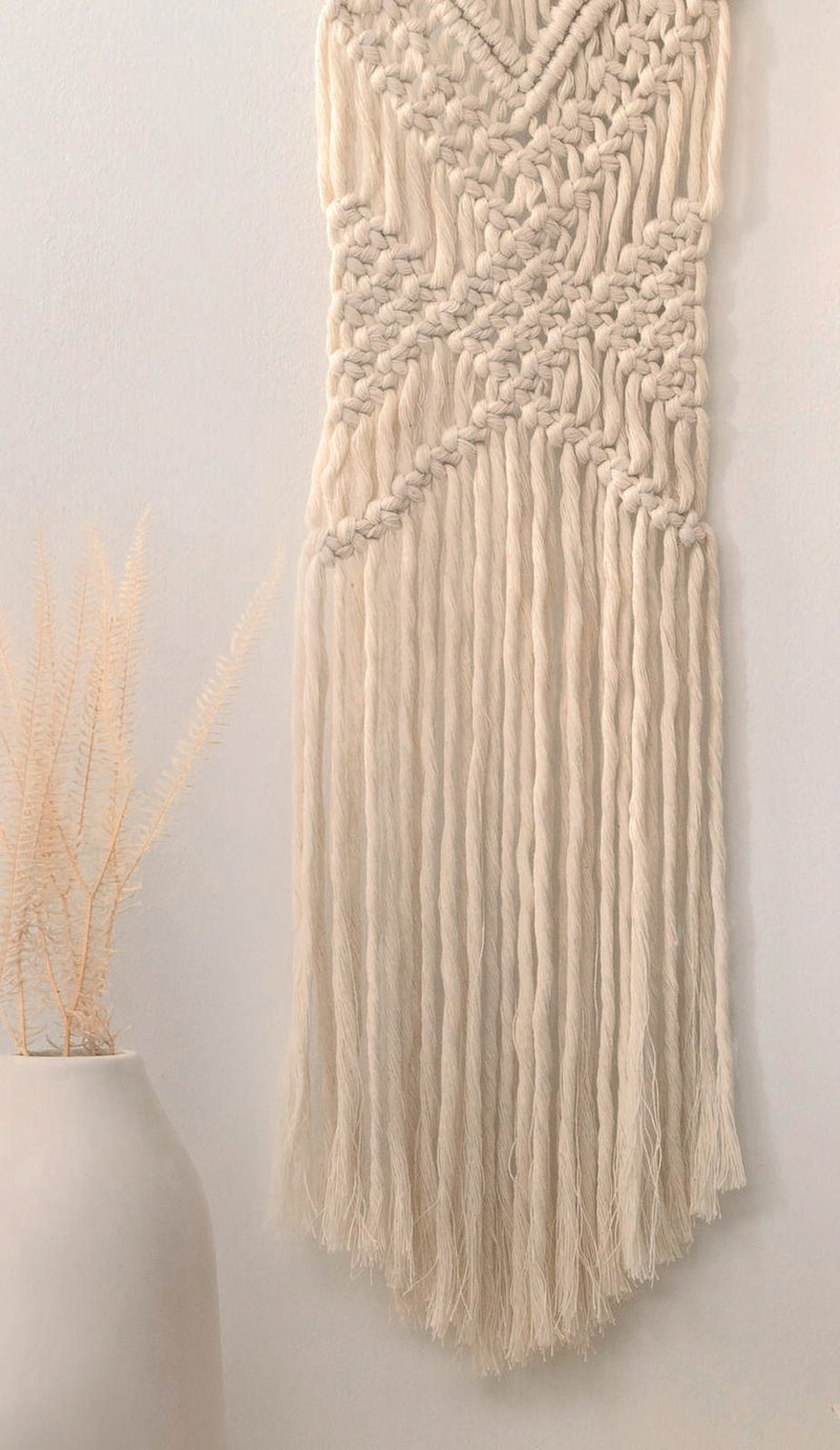 folia Makramee-Set natur, rosé