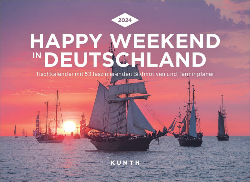 Kunth Tischquerkalender KUNTH Tischkal.Deutschland 24
