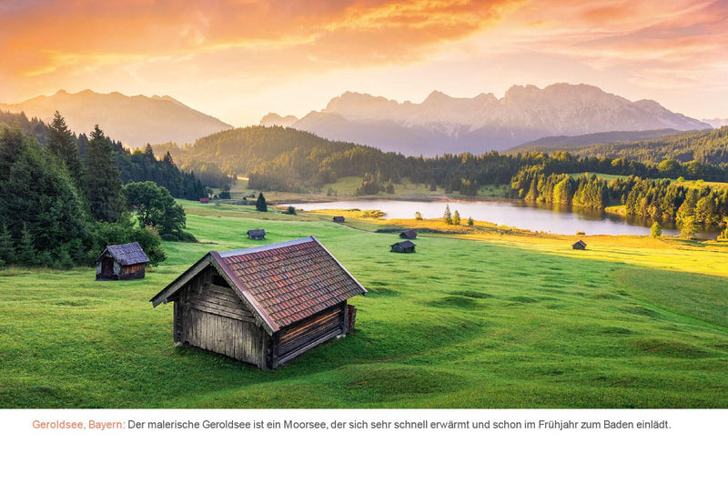 Kunth Tischquerkalender KUNTH Tischkal.Deutschland 24