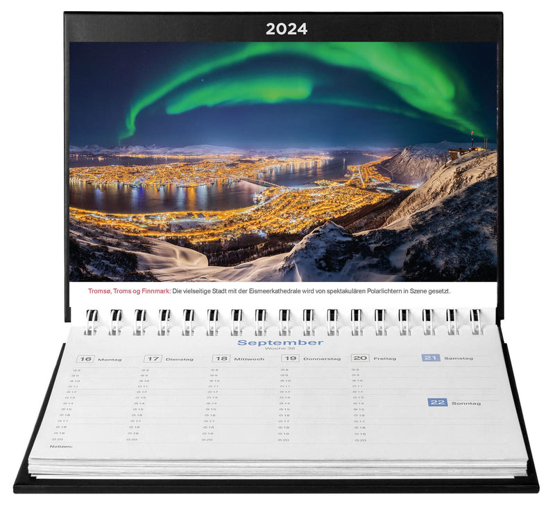 Kunth Tischquerkalender Hurtigruten 24