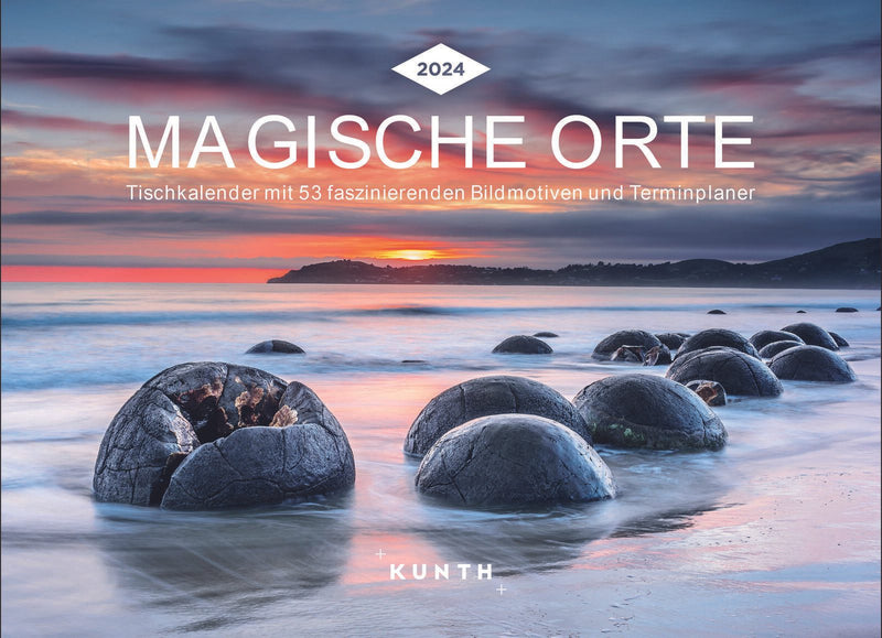 Kunth Tischquerkalender Magische Orte 2024