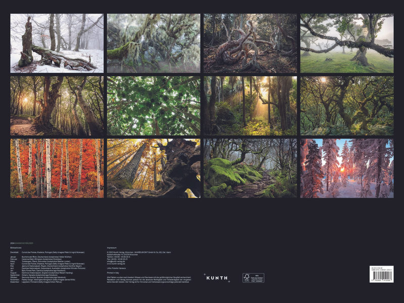 Kunth Monats-Wandkalender 60,0 x 45,0 cm