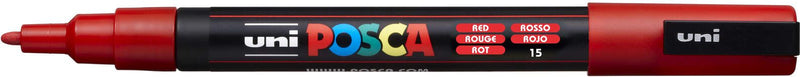 uni-ball POSCA PC-3M Acrylstift 0.9 - 1.3 mm Rot
