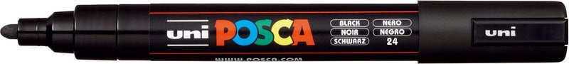 uni-ball POSCA PC-5M Acrylstift 1.8 - 2.5 mm Schwarz