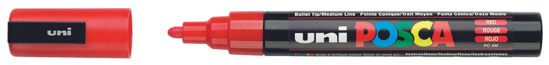uni-ball POSCA PC-5M Acrylstift 1.8 - 2.5 mm Rot