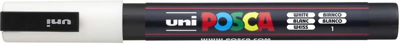 uni-ball POSCA PC-3M Acrylstift 0.9 - 1.3 mm Weiß