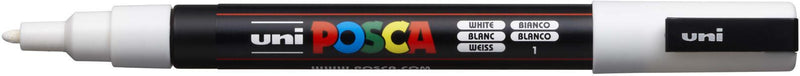 uni-ball POSCA PC-3M Acrylstift 0.9 - 1.3 mm Weiß