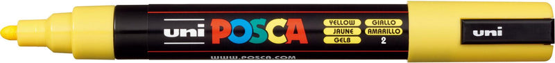 uni-ball POSCA PC-5M Acrylstift 1.8 - 2.5 mm Gelb