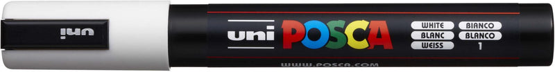 uni-ball POSCA PC-5M Acrylstift 1.8 - 2.5 mm Weiß