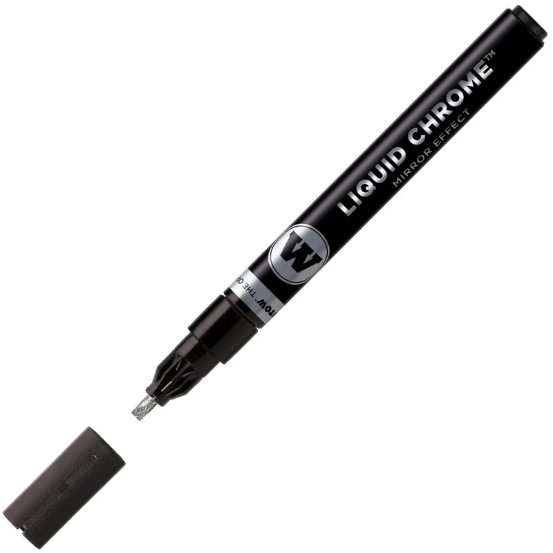 MOLOTOW Liquid Chrome Calligraphy Acrylstift 3.0 mm Silber