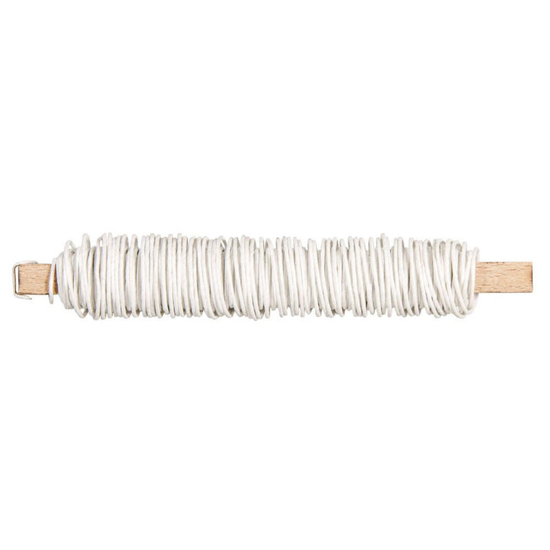 Rayher Basteldraht weiß 0.55 mm x 20 m