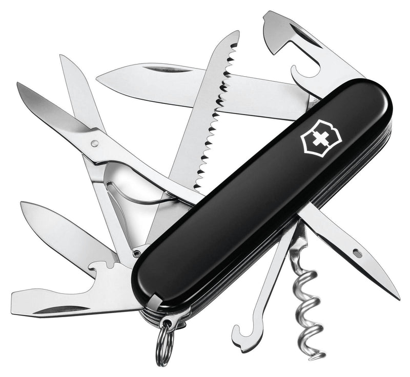 VICTORINOX Schweizer Taschenmesser Huntsman schwarz