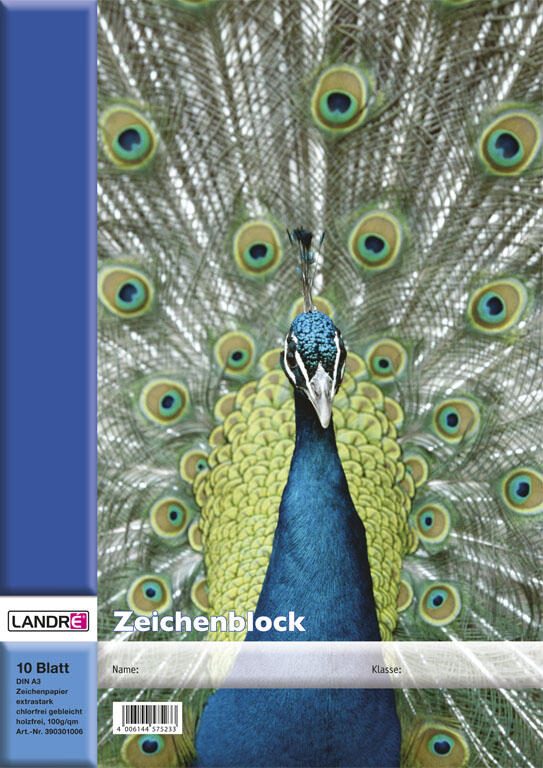 LANDRÉ® Zeichenblock DIN A3 10 Blatt