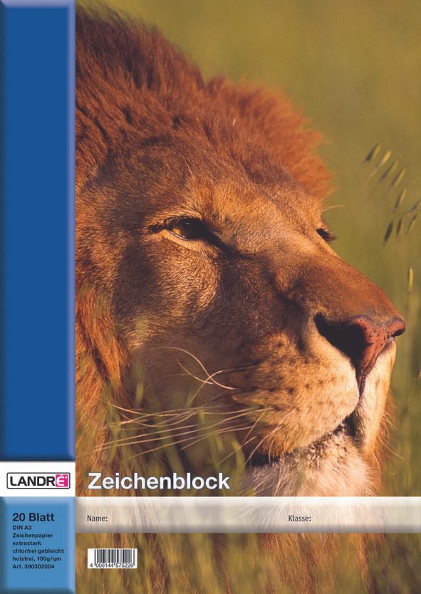 LANDRÉ® Zeichenblock DIN A3 20 Blatt
