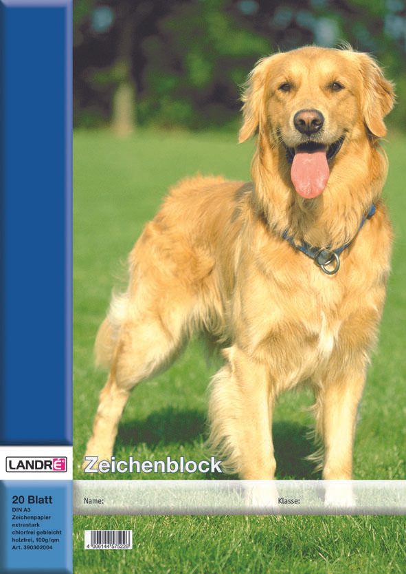 LANDRÉ® Zeichenblock DIN A3 20 Blatt
